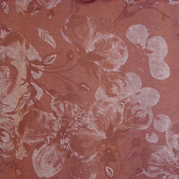 Crochet Lace Floral Tank Top Italy Soft Pink Salmon Boho Flowy Loose Size Small - Picture 11 of 14